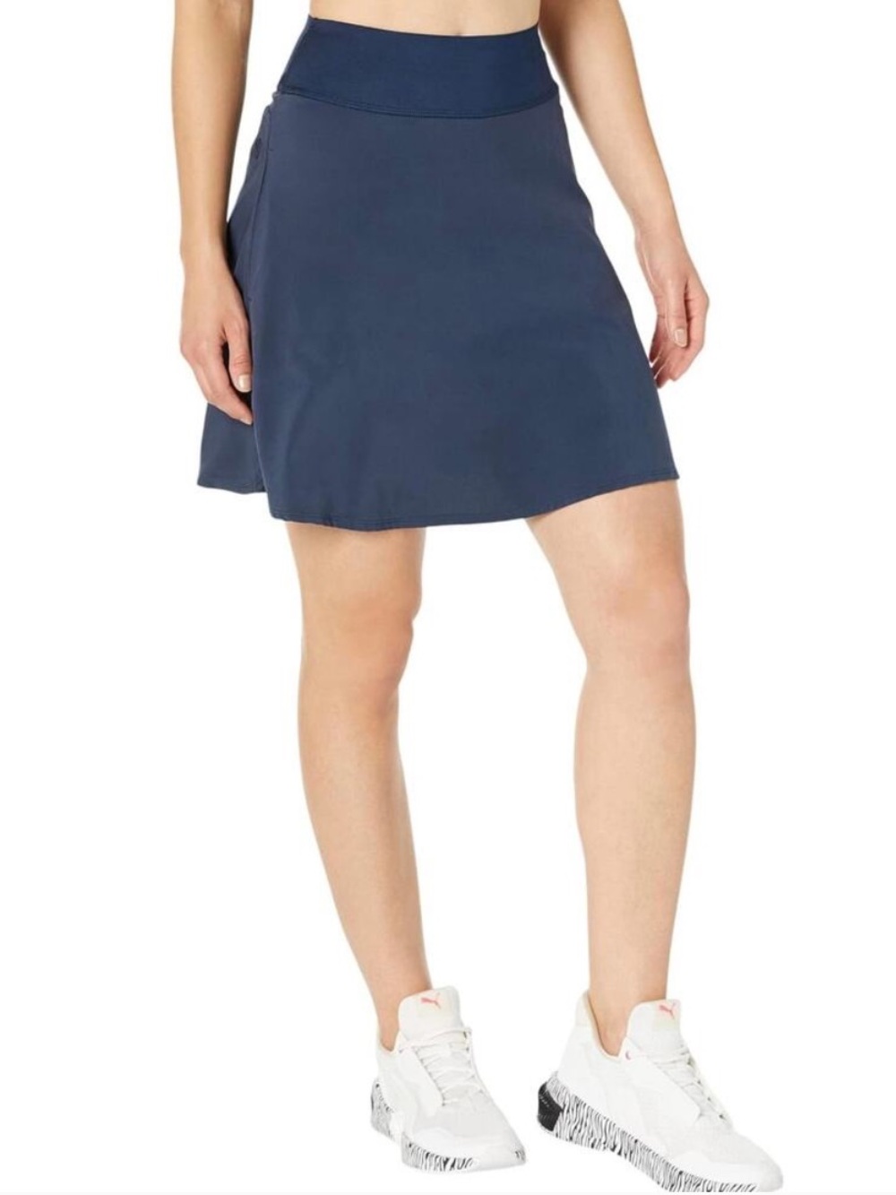 PUMA PWRSHAPE Golf Skort Tennis Pickleball UPF 50 Navy Blue A-Line Size Medium